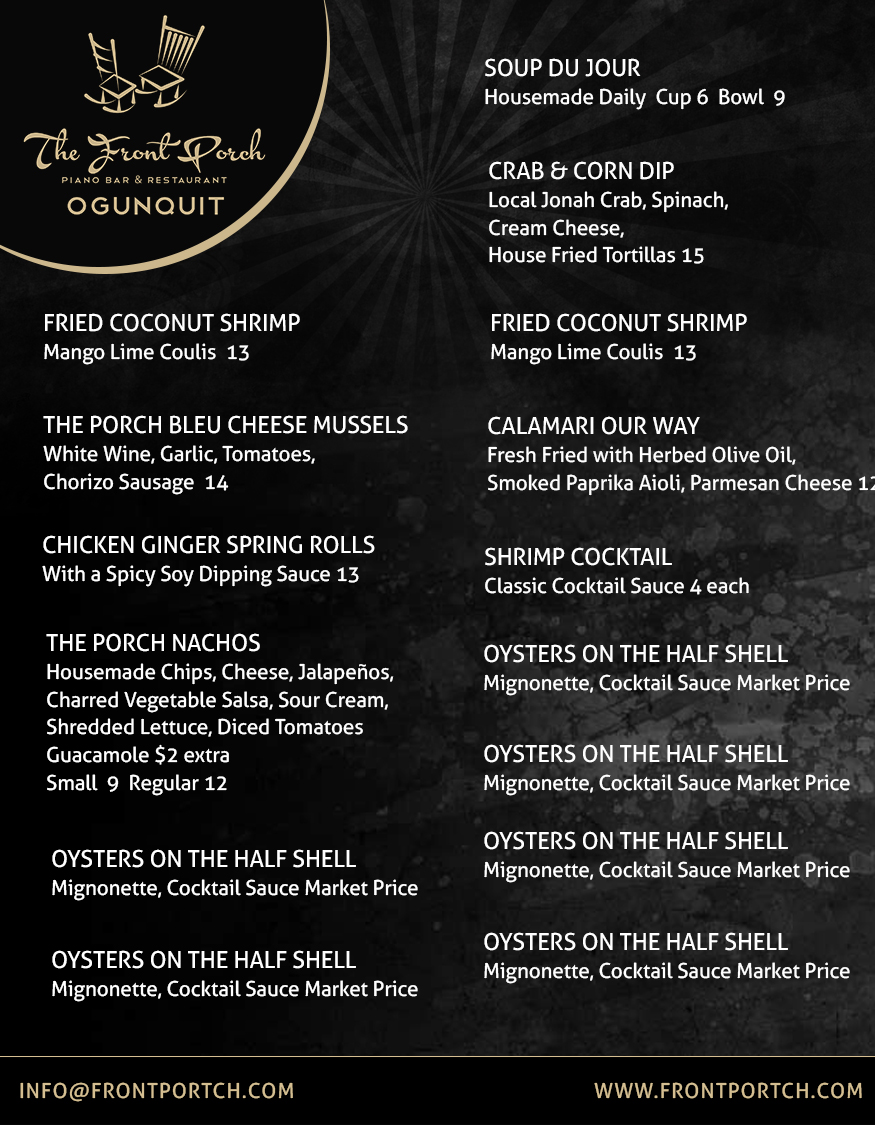 Menu Design by bangraphics for Wescott Enterprises LLC | Design #6565278