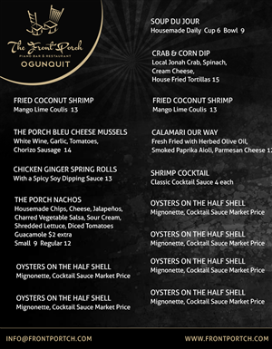 Menu Design by bangraphics for Wescott Enterprises LLC | Design: #6565278