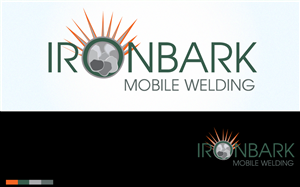 Logo Design by tballest for IRONBARK mobile welding services  | Design #6665052