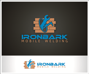 Logo Design by ochaTheAngel for IRONBARK mobile welding services  | Design #6645768