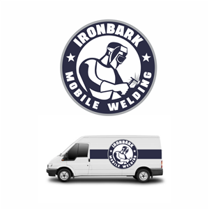 Logo Design by pa2pat for IRONBARK mobile welding services  | Design #6569876