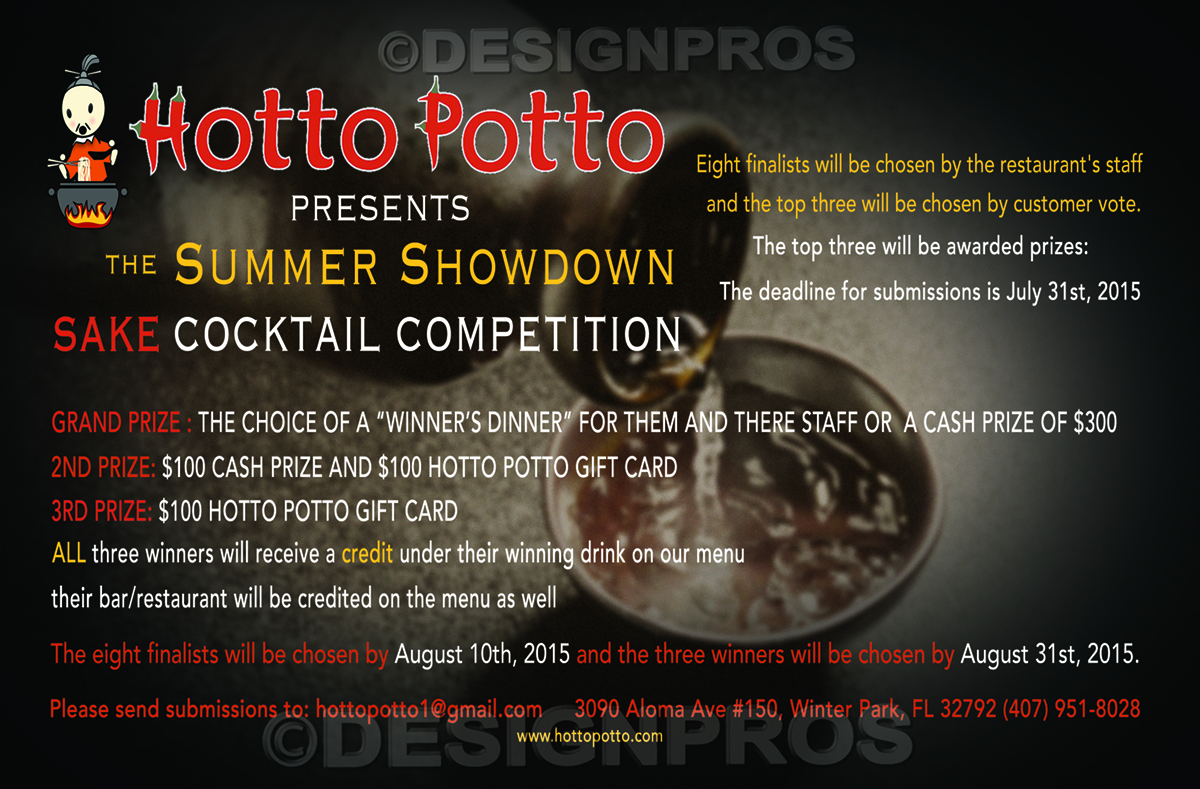Flyer Design by 5 Star Images for Hotto Potto | Design #6587092