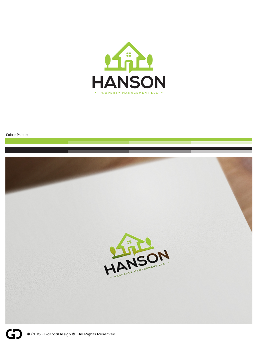 Modern, Professional, Real Estate Logo Design for Hanson Property