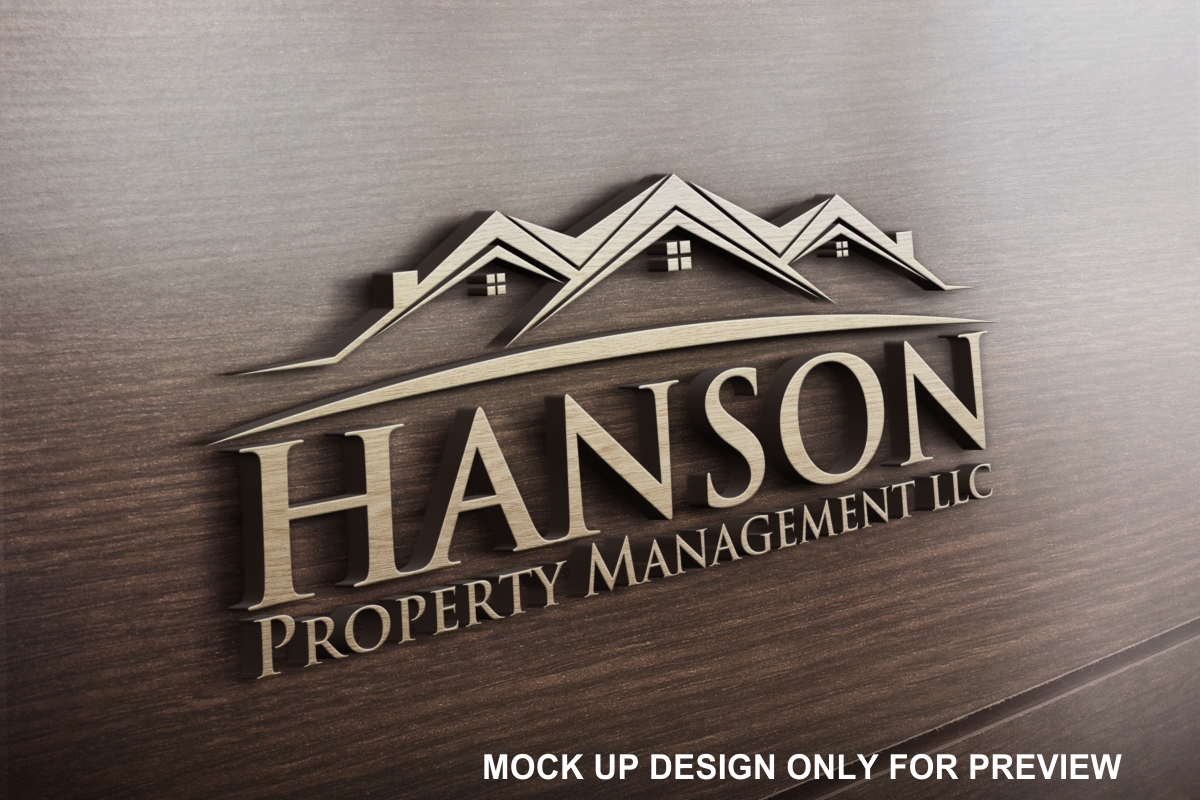 Diseño de Logo por Liyana para Hanson Property Management LLC | Diseño #6579689