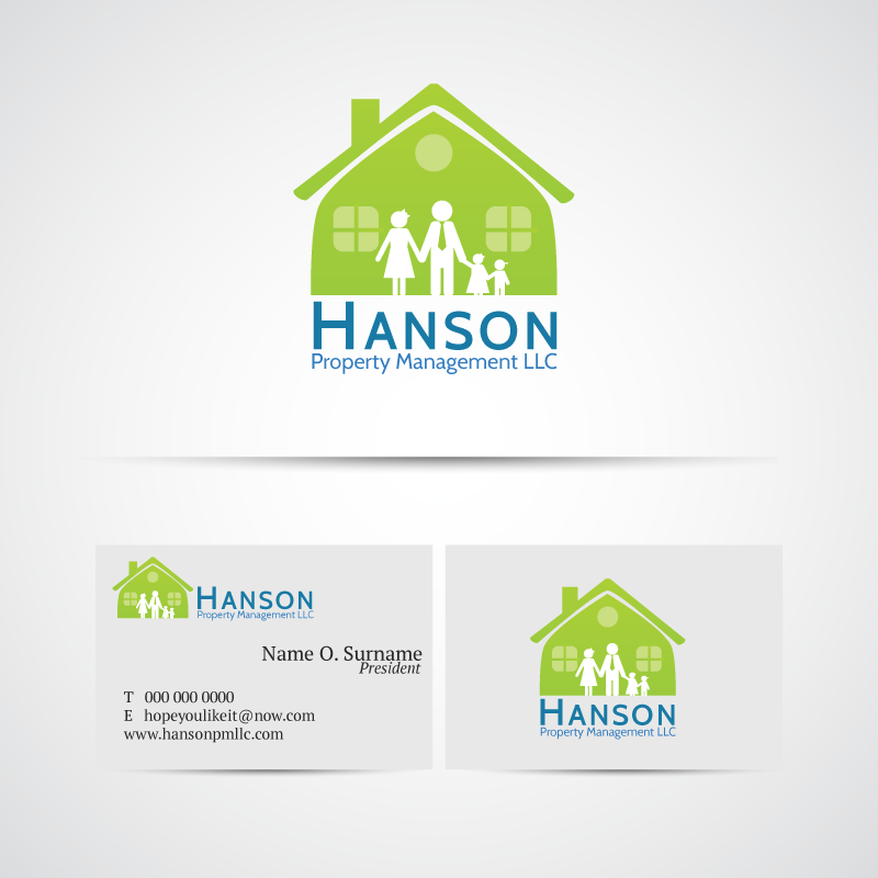 Diseño de Logo por Rodrigo Angeli para Hanson Property Management LLC | Diseño #6569406