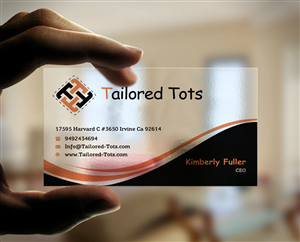 Business Card Design by INDIAN_Ashok for Tailored Tots | Design: #6572678
