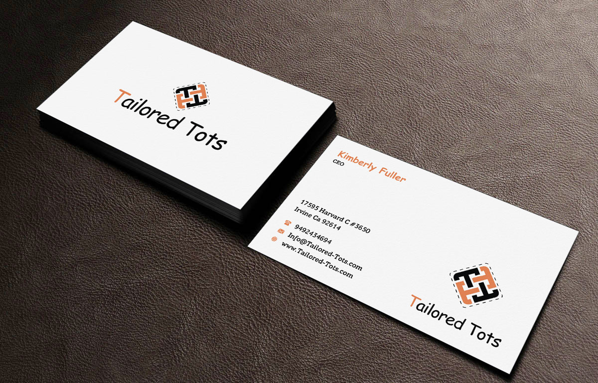 Business Card Design by INDIAN_Ashok for Tailored Tots | Design #6572684