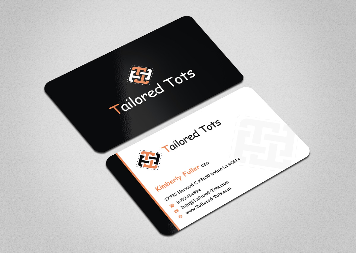 Business Card Design by INDIAN_Ashok for Tailored Tots | Design #6572717