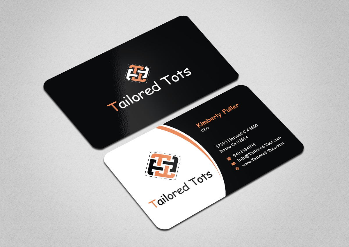 Business Card Design by INDIAN_Ashok for Tailored Tots | Design #6572721