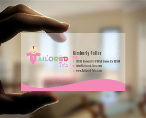 Business Card Design by Riz' for Tailored Tots | Design #6569132