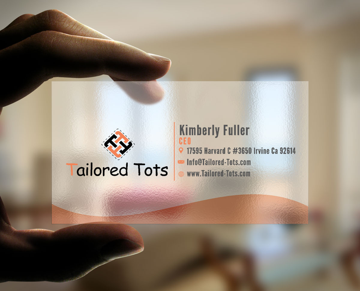Business Card Design by Riz' for Tailored Tots | Design #6570582