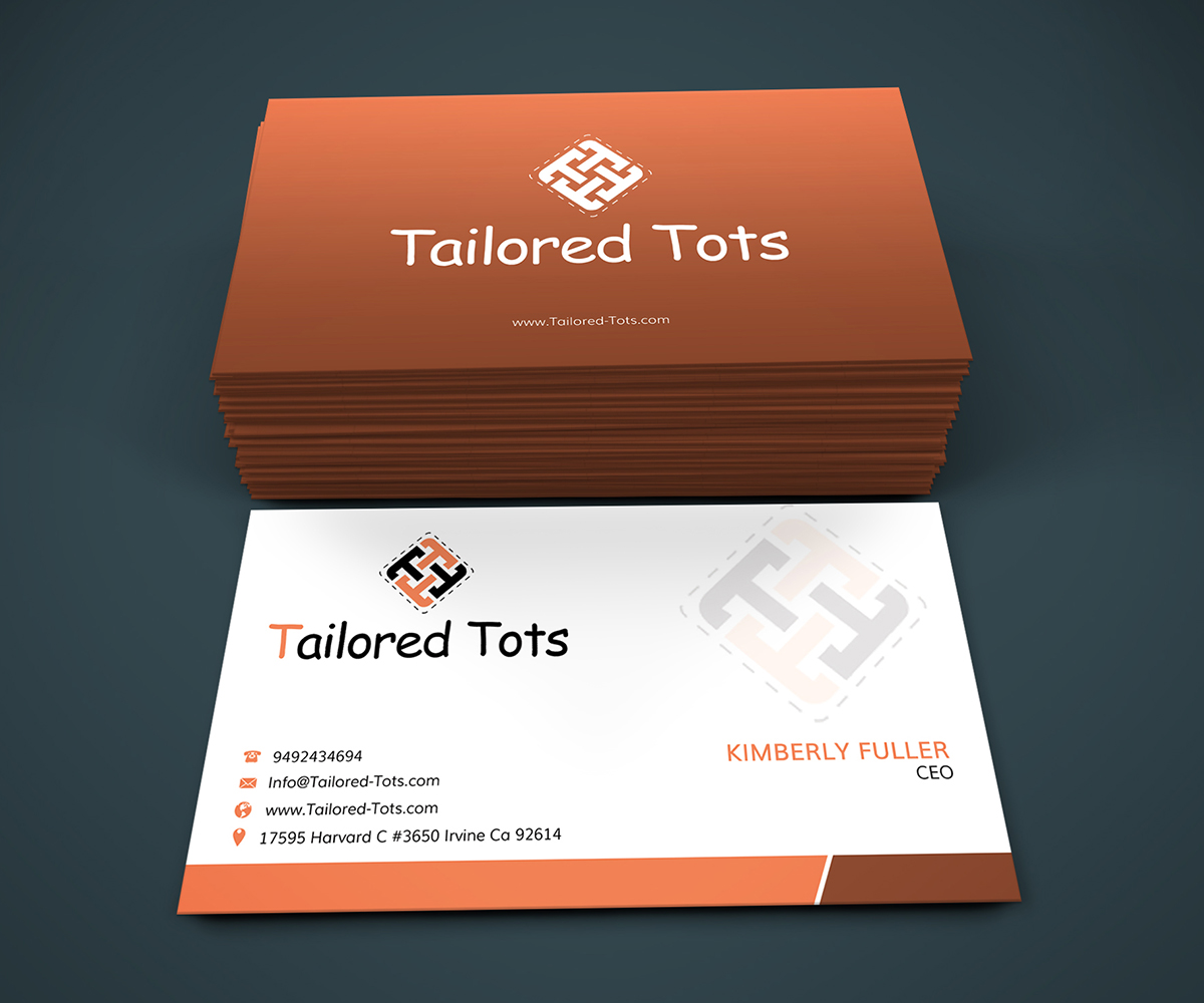 Business Card Design by premnice for Tailored Tots | Design #6574018