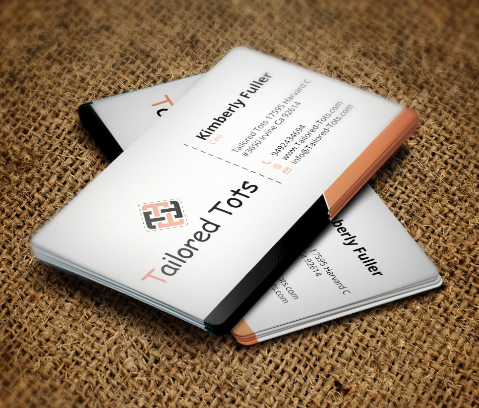 Business Card Design by Verified artistry (Design garden) for Tailored Tots | Design #6582885