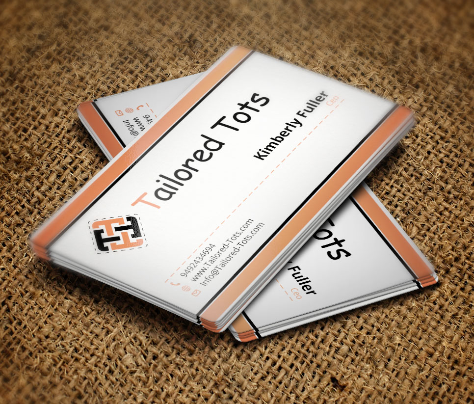 Business Card Design by Verified artistry (Design garden) for Tailored Tots | Design #6582899