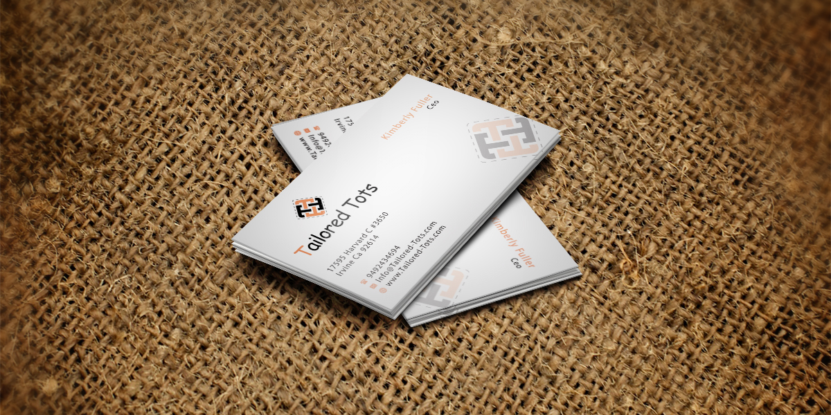 Business Card Design by AFHUN for Tailored Tots | Design #6581616
