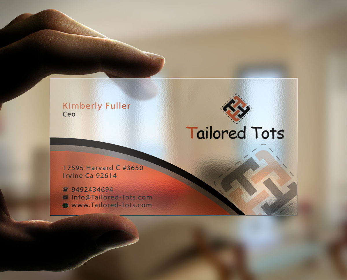 Business Card Design by AFHUN for Tailored Tots | Design #6581617