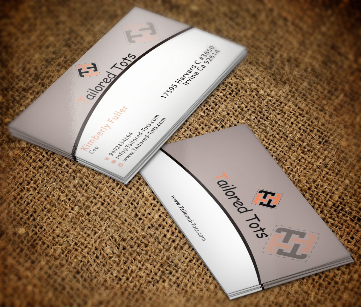 Business Card Design by AFHUN for Tailored Tots | Design #6581626
