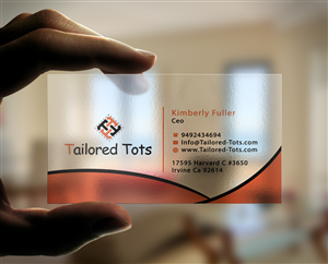 Business Card Design by AFHUN for Tailored Tots | Design: #6581629