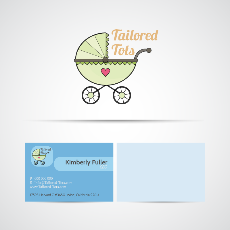 Business Card Design by Rodrigo Angeli for Tailored Tots | Design #6569888