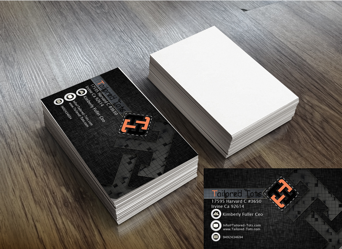Design de Carte de Visite par salekimam pour Tailored Tots | Design #6576670