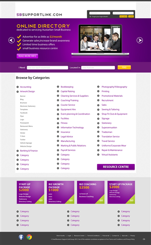 Web-Design von pb für Small Business Support Link | Design: #1721780