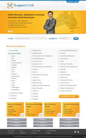 Web-Design von pb für Small Business Support Link | Design: #1721795