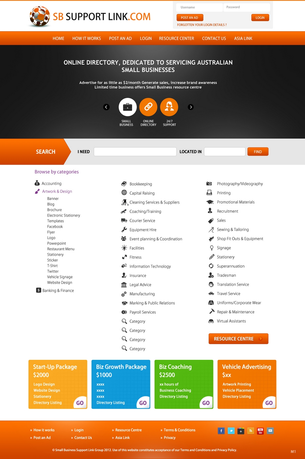 Web Design by pb for Small Business Support Link | Design #1726011