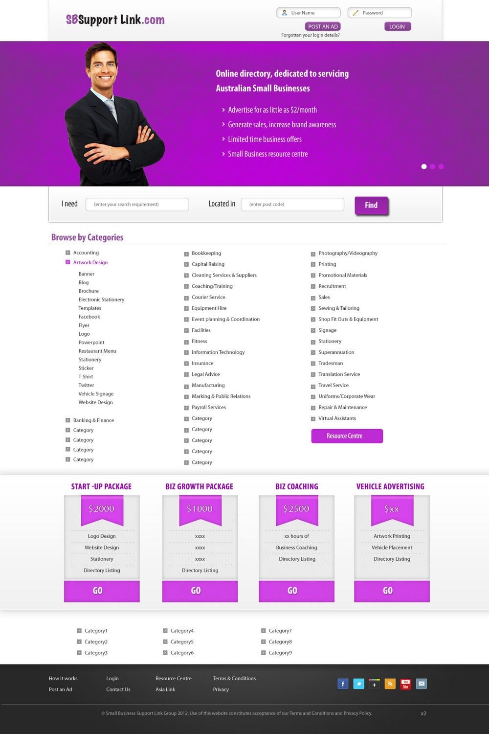 Web-Design von pb für Small Business Support Link | Design #1726012