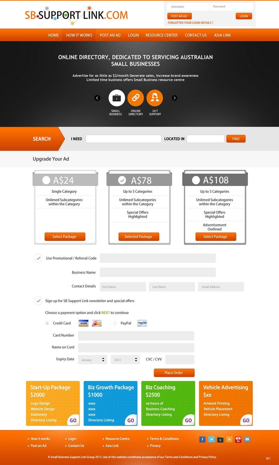 Web Design by pb for Small Business Support Link | Design #1758525