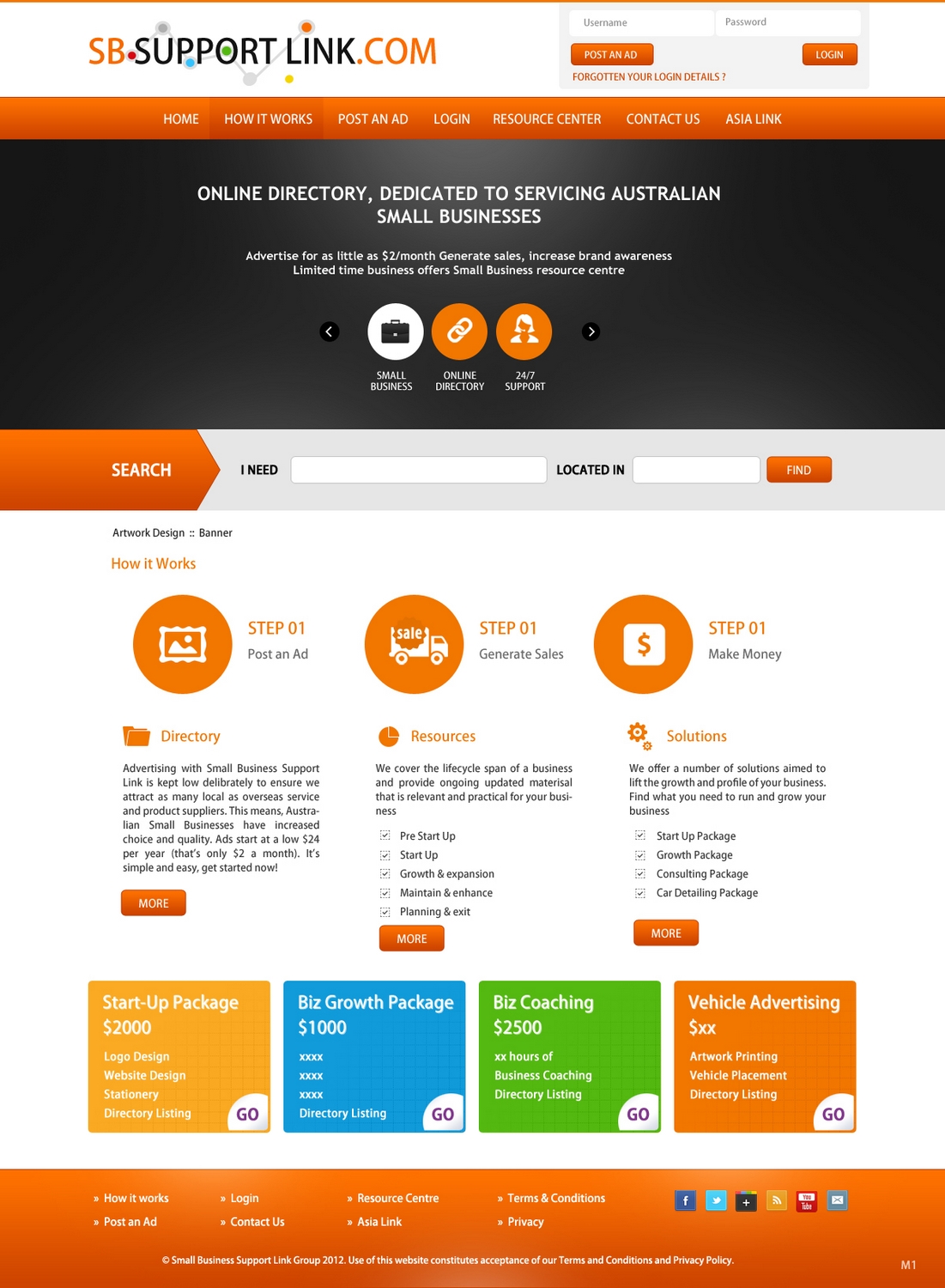 Web-Design von pb für Small Business Support Link | Design #1758530