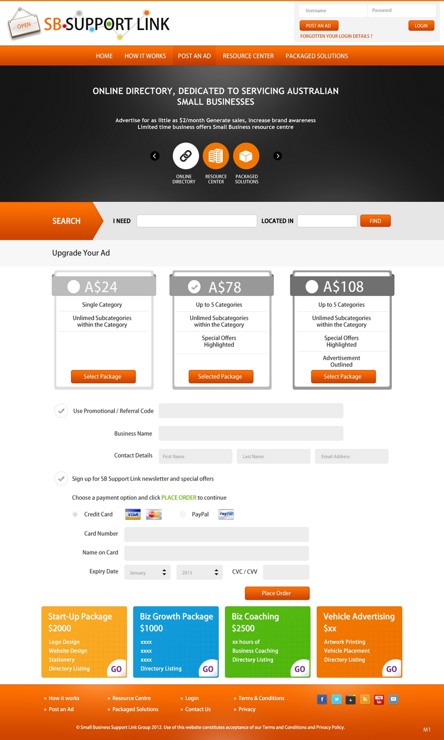 Web Design by pb for Small Business Support Link | Design #1766270