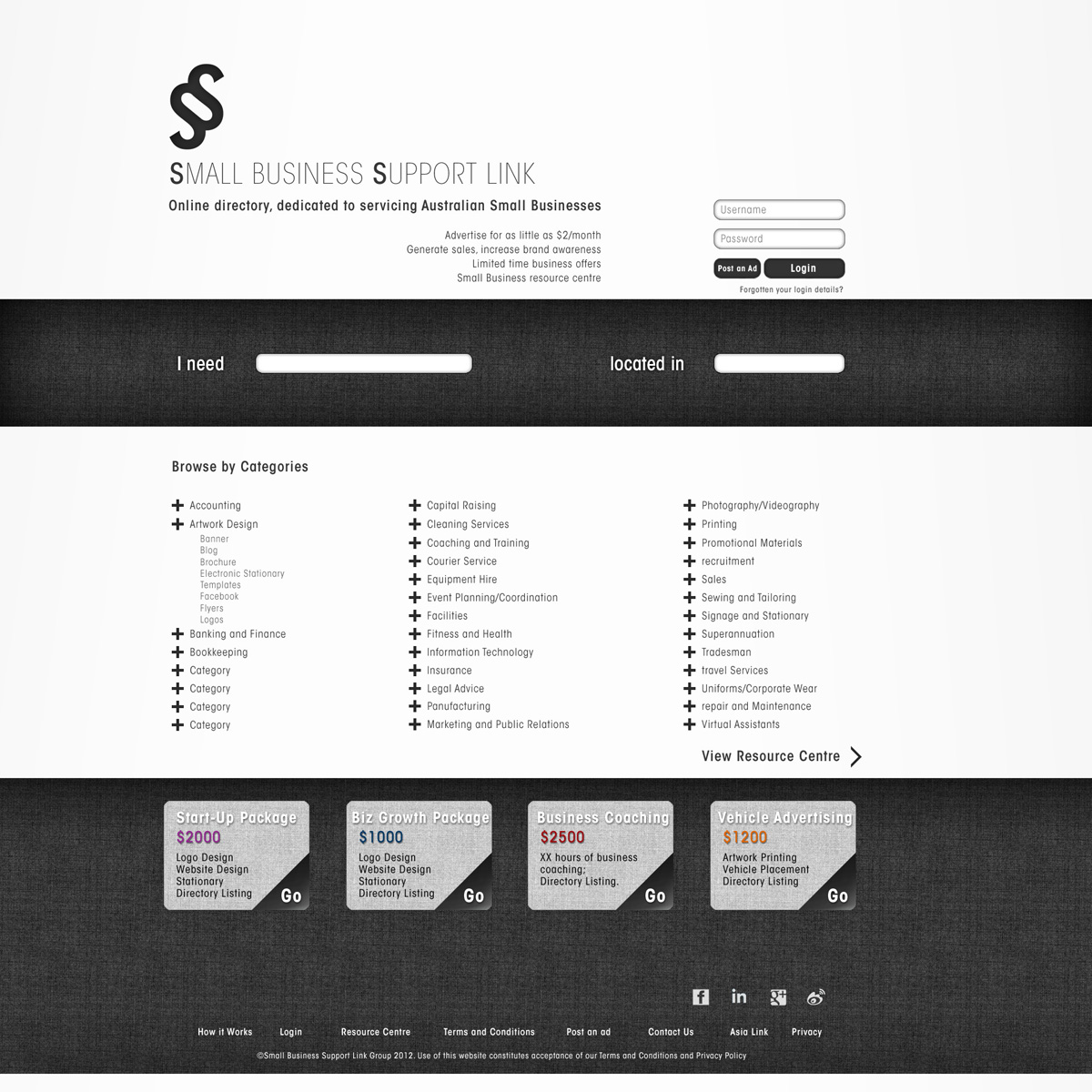 Web Design by Atlas for Small Business Support Link | Design #1721894