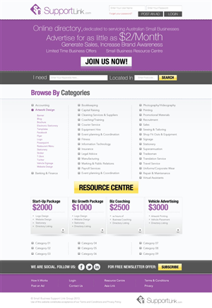 Web-Design von TechWise für Small Business Support Link | Design: #1743995