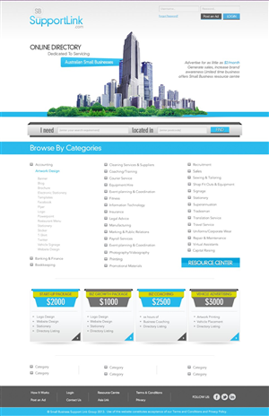 Web-Design von TechWise für Small Business Support Link | Design: #1748860