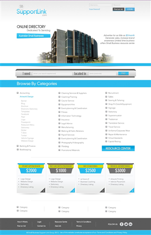 Web Design by TechWise for Small Business Support Link | Design #1748862
