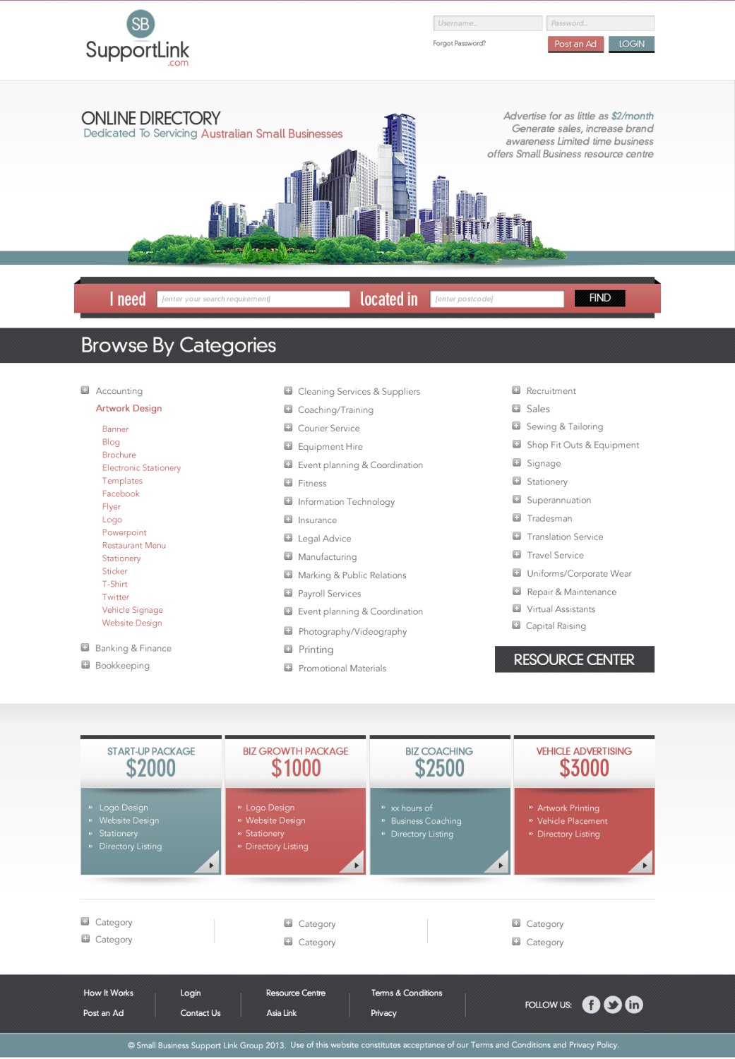 Diseño Web por TechWise para Small Business Support Link | Diseño #1757588