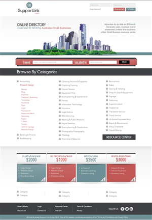 Web-Design von TechWise für Small Business Support Link | Design: #1757588