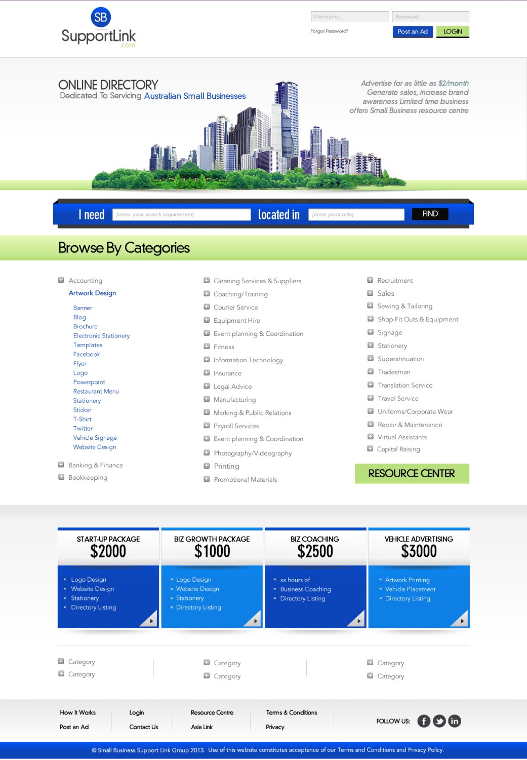 Web Design by TechWise for Small Business Support Link | Design #1757593