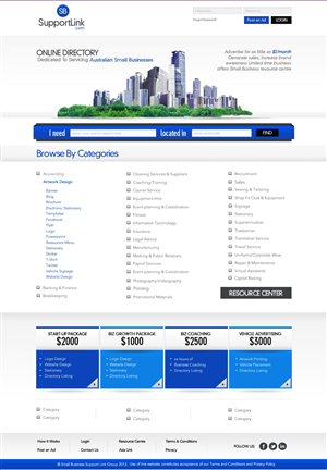 Web-Design von TechWise für Small Business Support Link | Design: #1757598