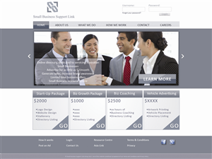 Web Design by Blind for Small Business Support Link | Design #1721123