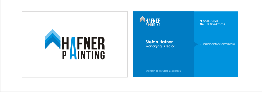 Business Card Design by The Pixelcraft Studio for Hafner Painting | Design #2010737