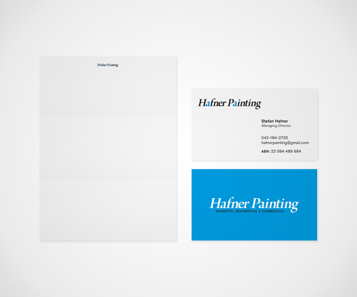 Business Card Design by ••• for Hafner Painting | Design #2011983