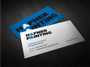 Business Card Design by Atvento Graphics for Hafner Painting | Design: #2009820