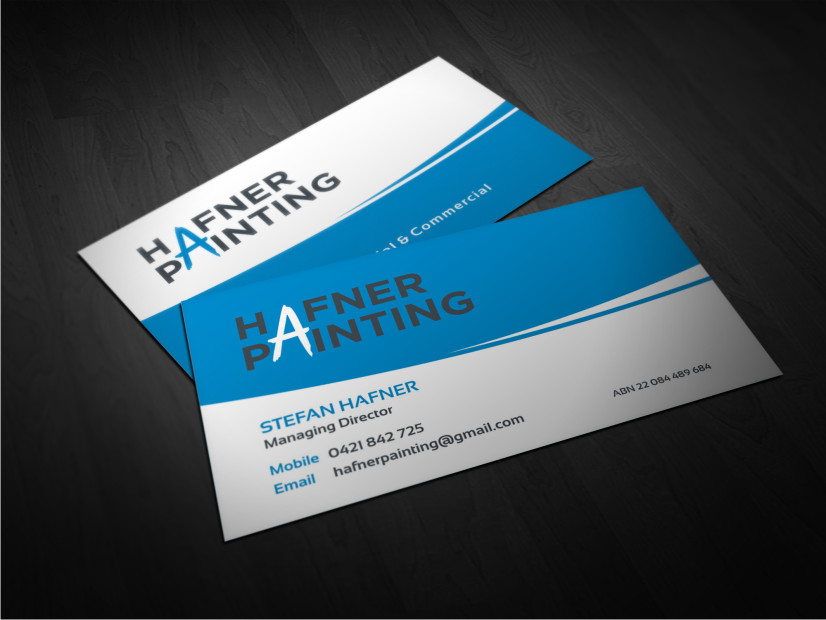 Business Card Design by Atvento Graphics for Hafner Painting | Design #2010941