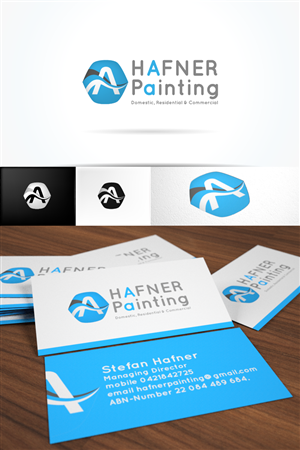 Business Card Design by Outright Group for Hafner Painting | Design: #2009626
