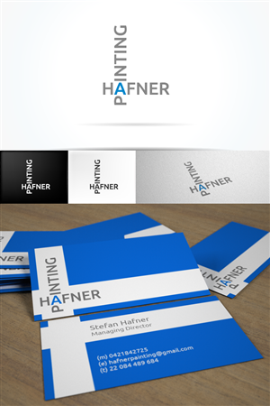 Business Card Design by Outright Group for Hafner Painting | Design: #2010020