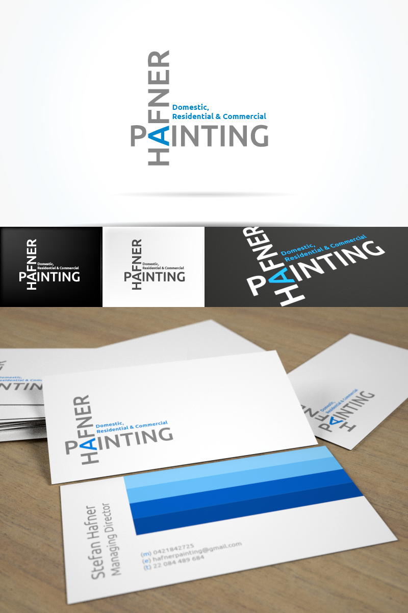 Design de Carte de Visite par Outright Group pour Hafner Painting | Design #2010023