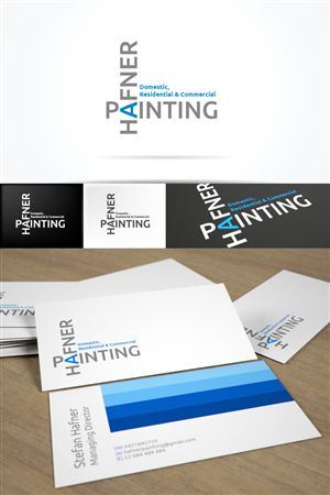 Business Card Design by Outright Group for Hafner Painting | Design: #2010023