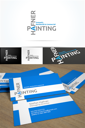 Business Card Design by Outright Group for Hafner Painting | Design: #2010330