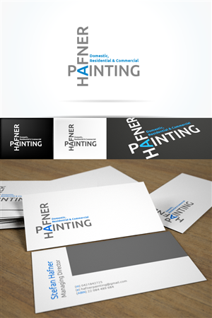 Business Card Design by Outright Group for Hafner Painting | Design: #2010332
